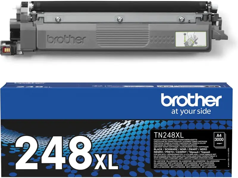 Brother 248 (TN-248XLBK) – Tóner Negro Original