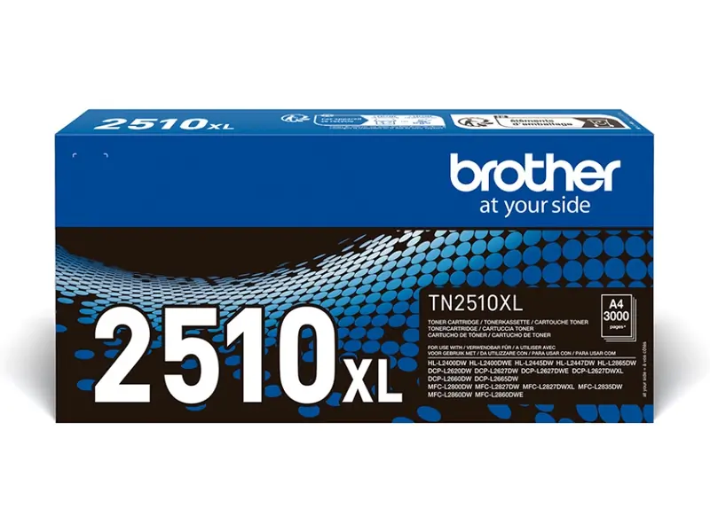 Brother 2510 (TN-2510XL) – Tóner Negro Original
