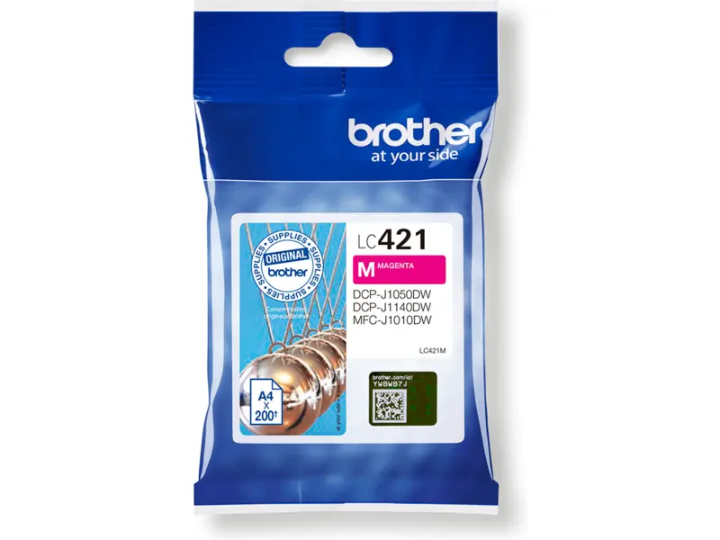 Brother 421 (LC-421M) – Cartucho de tinta Magenta Original