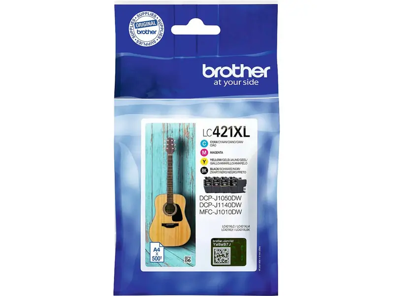 Brother 421 (LC-421XLVAL) – Pack de cartuchos de tinta original