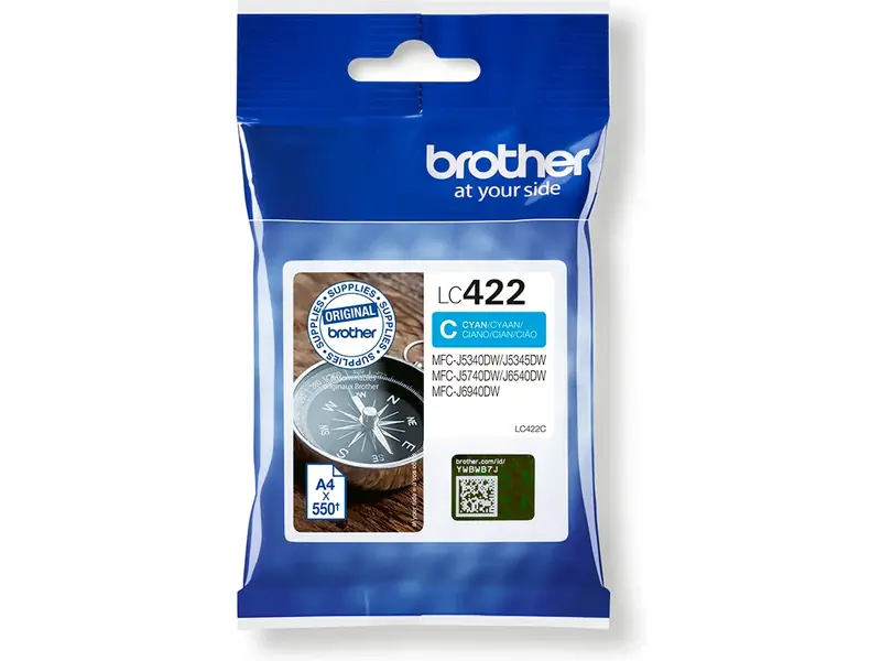 Brother 422 (LC-422C) – Cartucho de tinta Cian Original