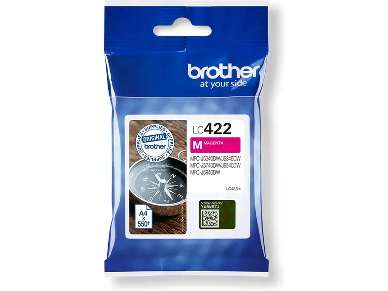 Brother 422 (LC-422M) – Cartucho de tinta Magenta Original