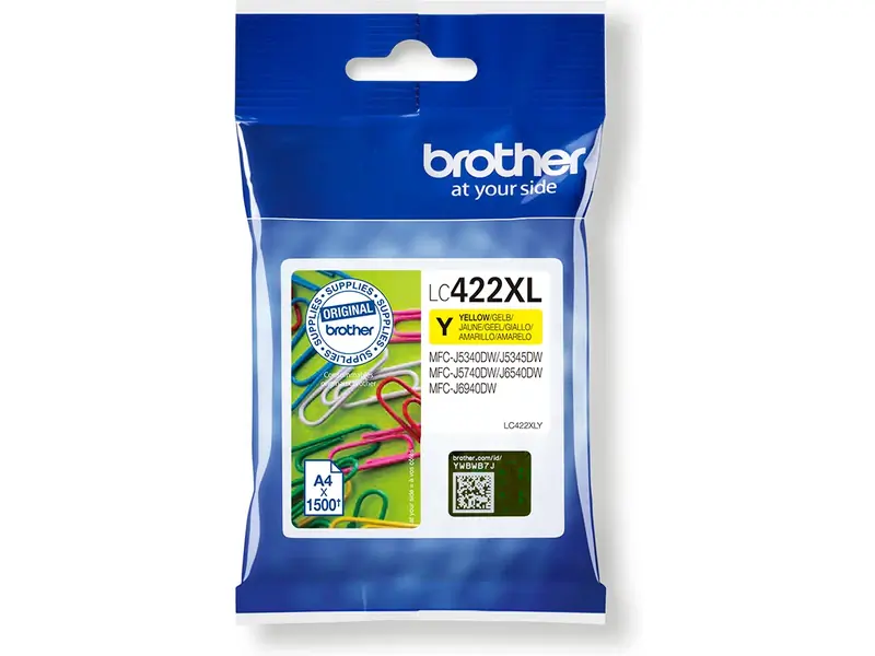 Brother 422 (LC-422XLY) – Cartucho de tinta Amarillo Original