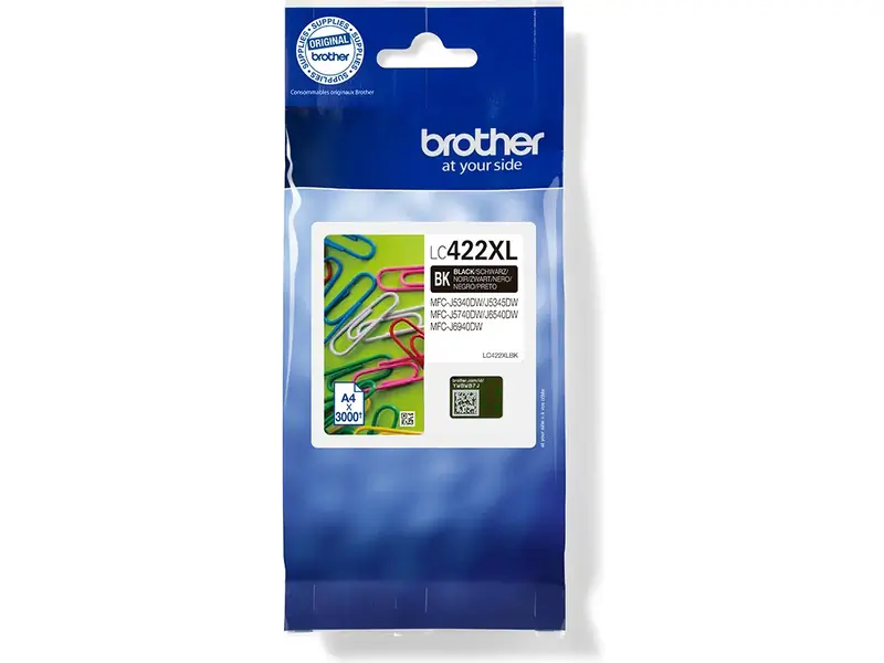 Brother 422 XL (LC-422XLBK) – Cartucho de tinta Negro Original