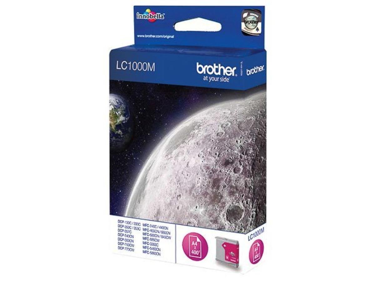 Brother LC-1000 (LC-1000M) – Cartucho de tinta Magenta Original