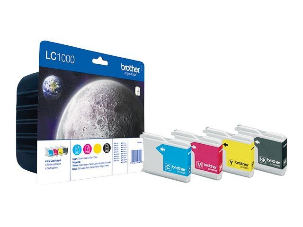 Brother LC-1000 (LC-1000VALBP) – Pack de cartuchos de tinta original