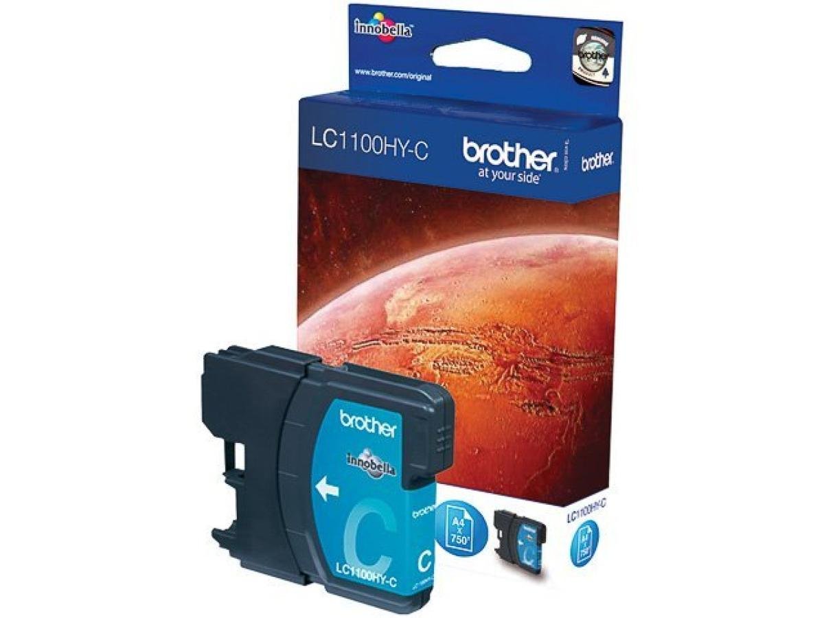 Brother LC-1100 (LC-1100HYC) – Cartucho de tinta Cian Original