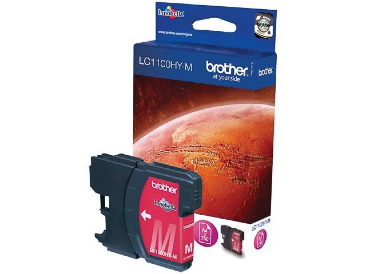 Brother LC-1100 (LC-1100HYM) – Cartucho de tinta Magenta Original