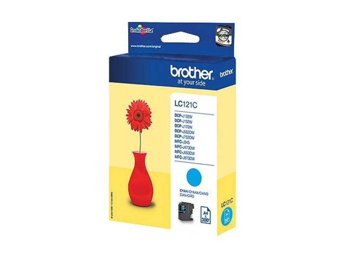 Brother LC-121 (LC-121C) – Cartucho de tinta Cian Original