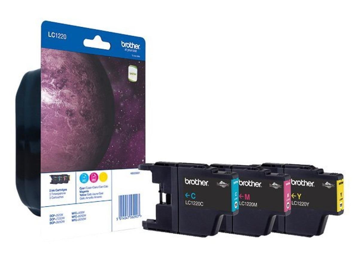 Brother LC-1220 (LC-1220RBWBP) – Cartucho de tinta de color original
