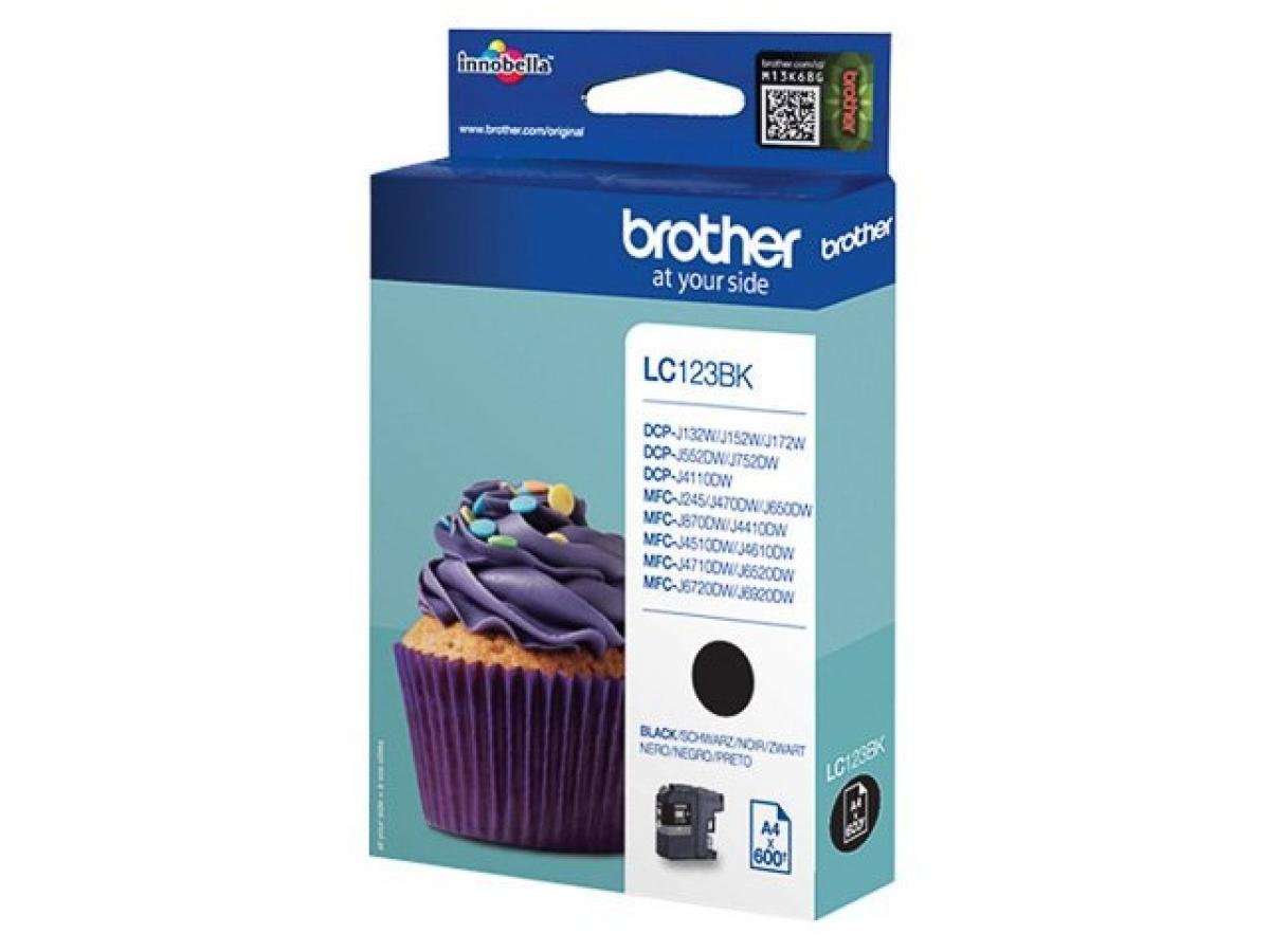 Brother LC-123 (LC-123BK) – Cartucho de tinta Negro Original