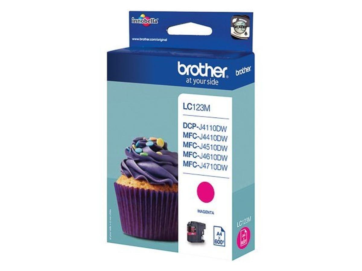 Brother LC-123 (LC-123M) – Cartucho de tinta Magenta Original