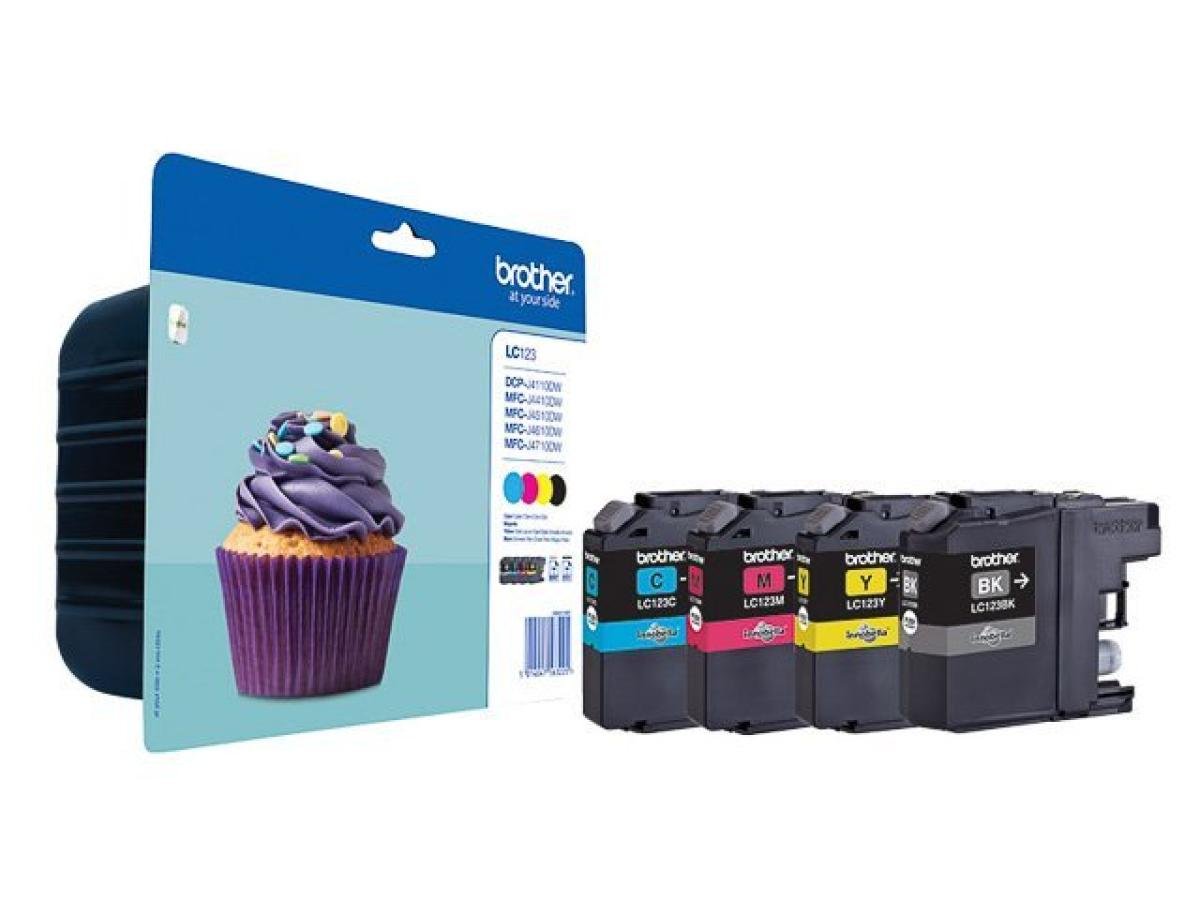Brother LC-123 (LC-123VALBP) – Pack de cartuchos de tinta original