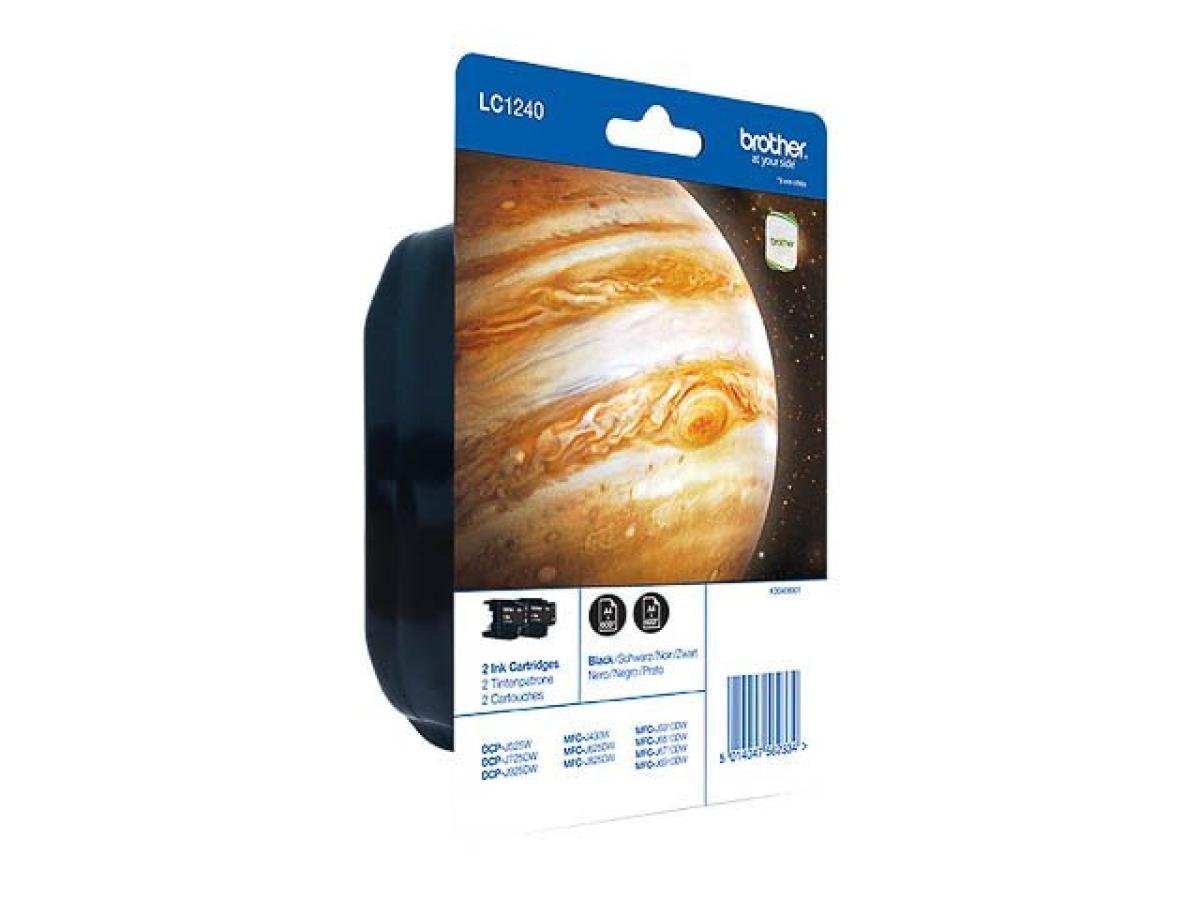 Brother LC-1240 (LC-1240BKBP2) – Cartucho de tinta Negro Original