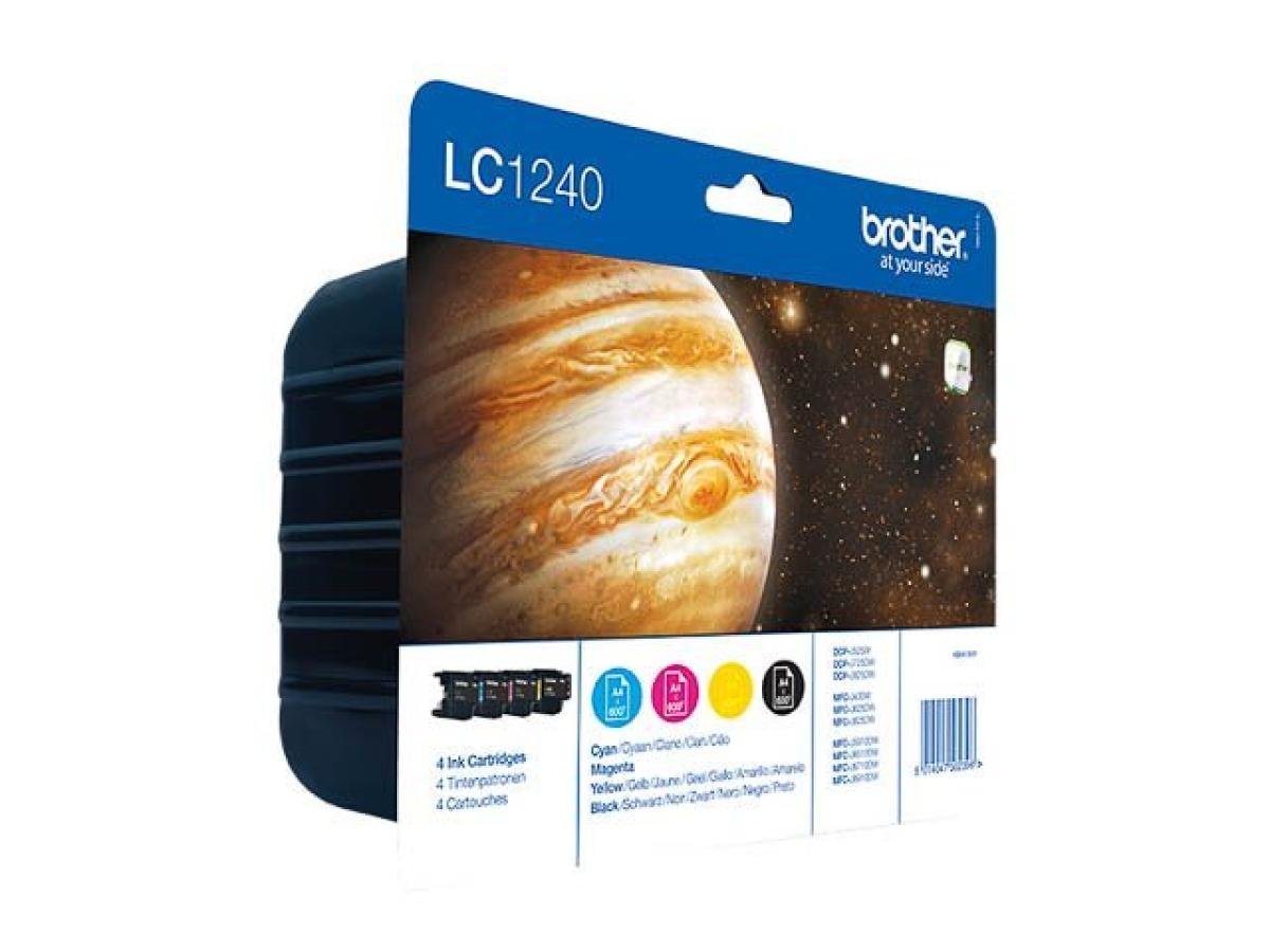 Brother LC-1240 (LC-1240VALBP) – Pack de cartuchos de tinta original