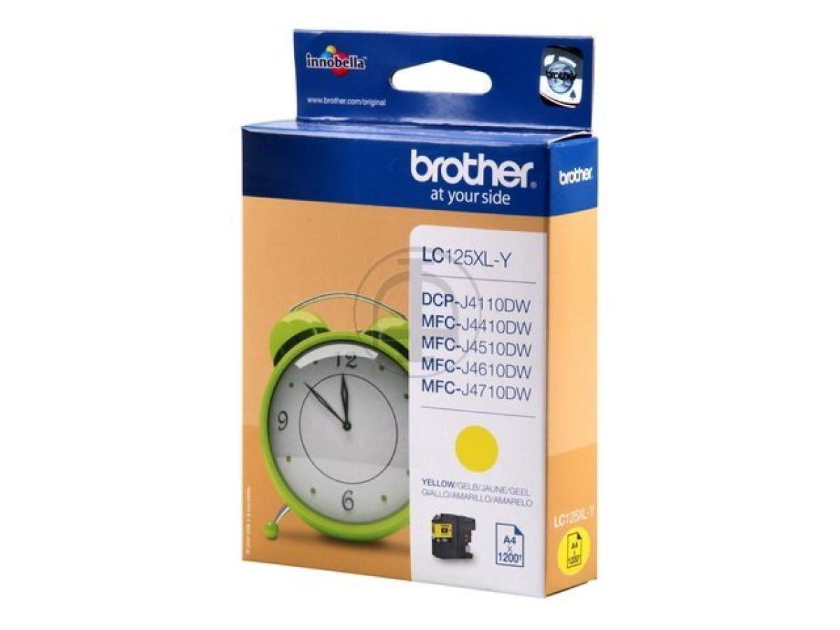 Brother LC-125 (LC-125XLY) – Cartucho de tinta Amarillo Original