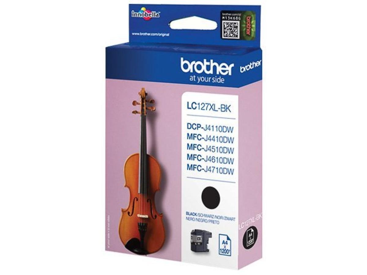 Brother LC-127 (LC-127XLBK) – Cartucho de tinta Negro Original