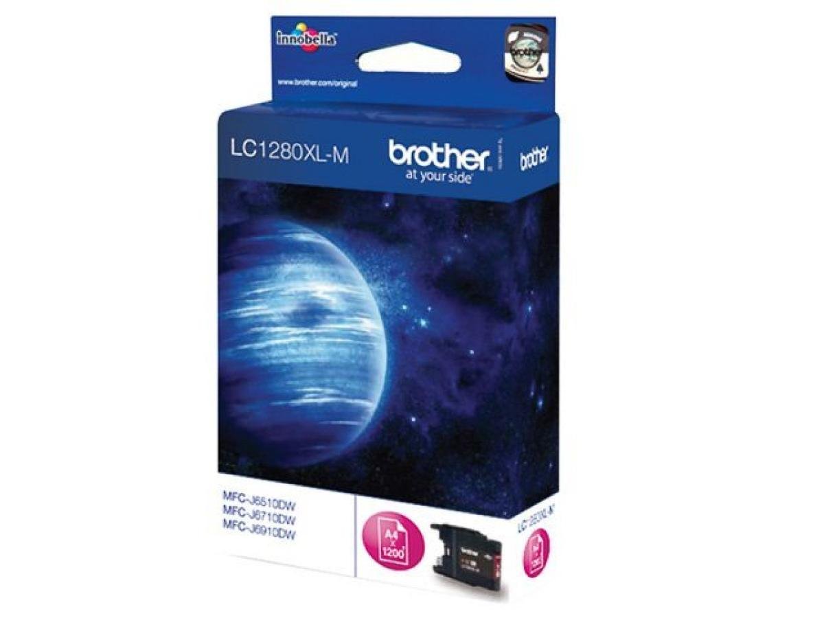 Brother LC-1280 (LC-1280XLM) – Cartucho de tinta Magenta Original