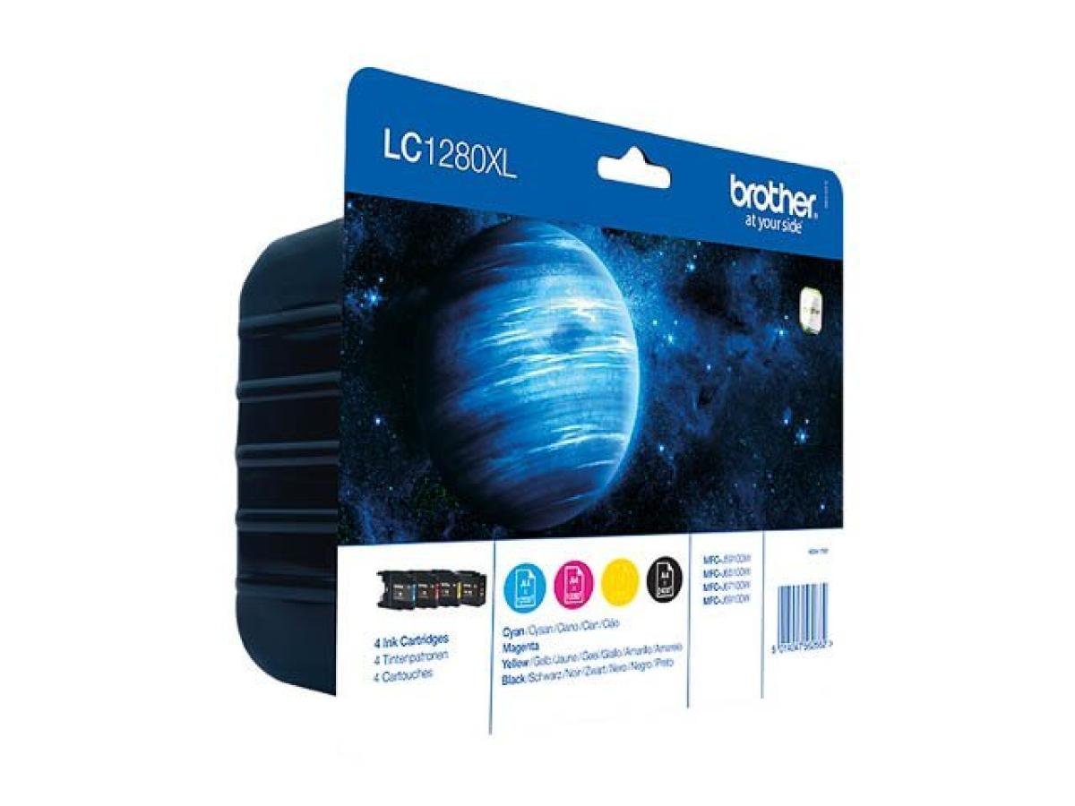 Brother LC-1280 (LC-1280XLVALBP) – Pack de cartuchos de tinta original