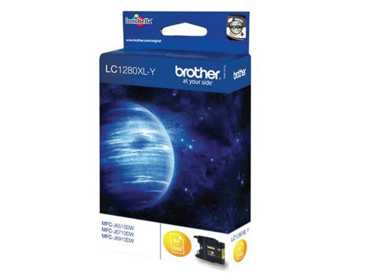 Brother LC-1280 (LC-1280XLY) – Cartucho de tinta Amarillo Original