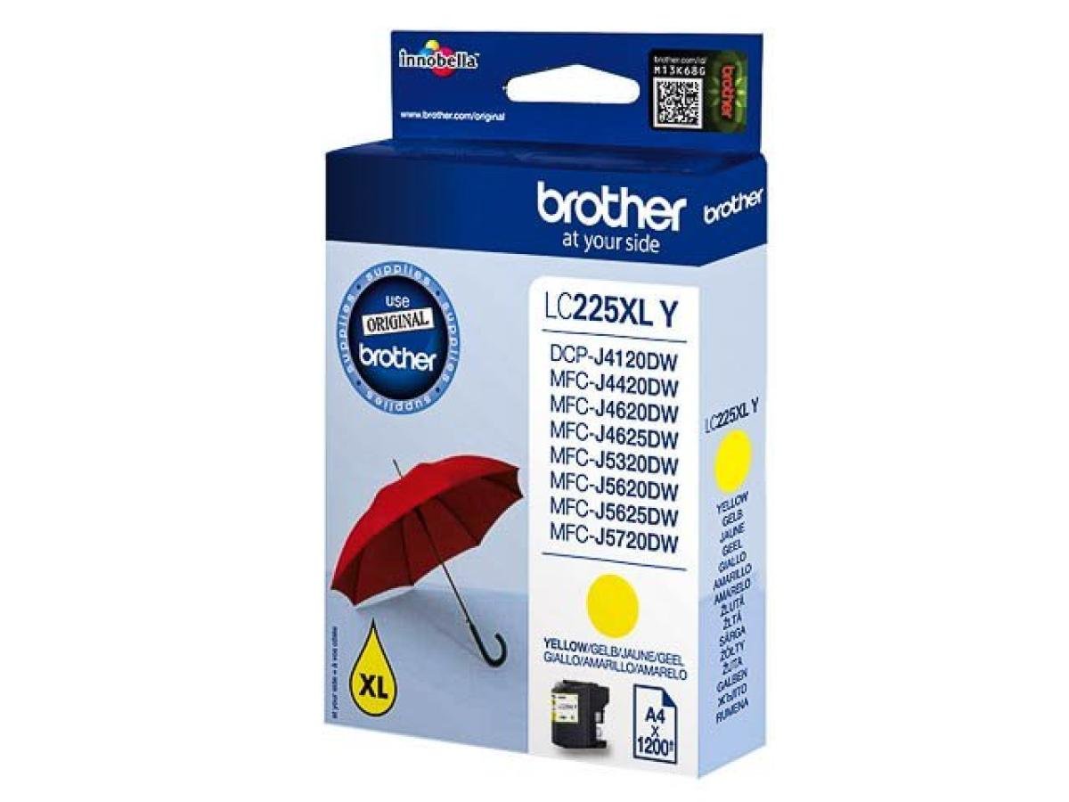 Brother LC-225 (LC-225XLY) – Cartucho de tinta Amarillo Original