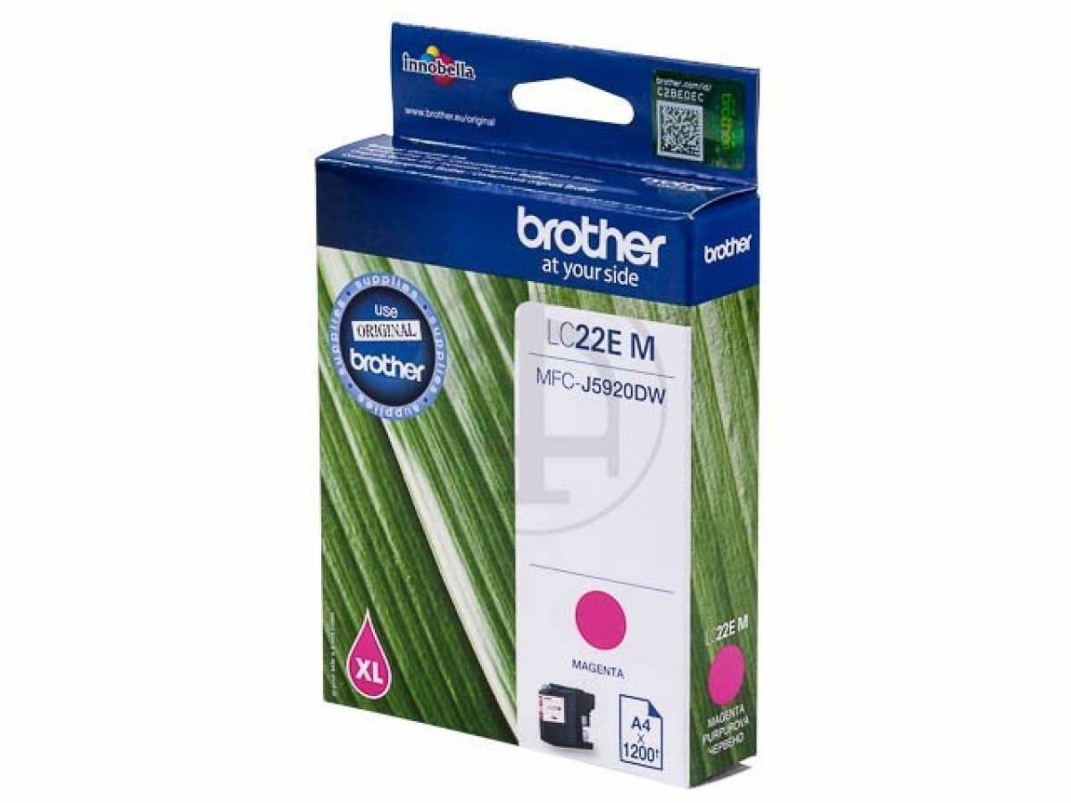 Brother LC-22E (LC-22EM) – Cartucho de tinta Magenta Original