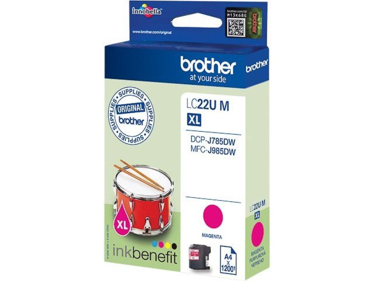 Brother LC-22U (LC-22UM XL) – Cartucho de tinta Magenta Original