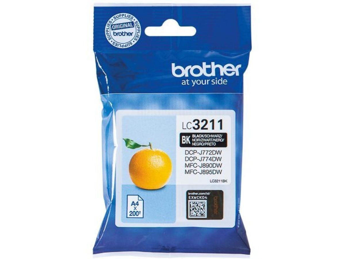 Brother LC-3211 (LC-3211BK) – Cartucho de tinta Negro Original
