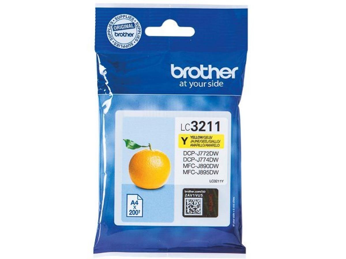 Brother LC-3211 (LC-3211Y) – Cartucho de tinta Amarillo Original
