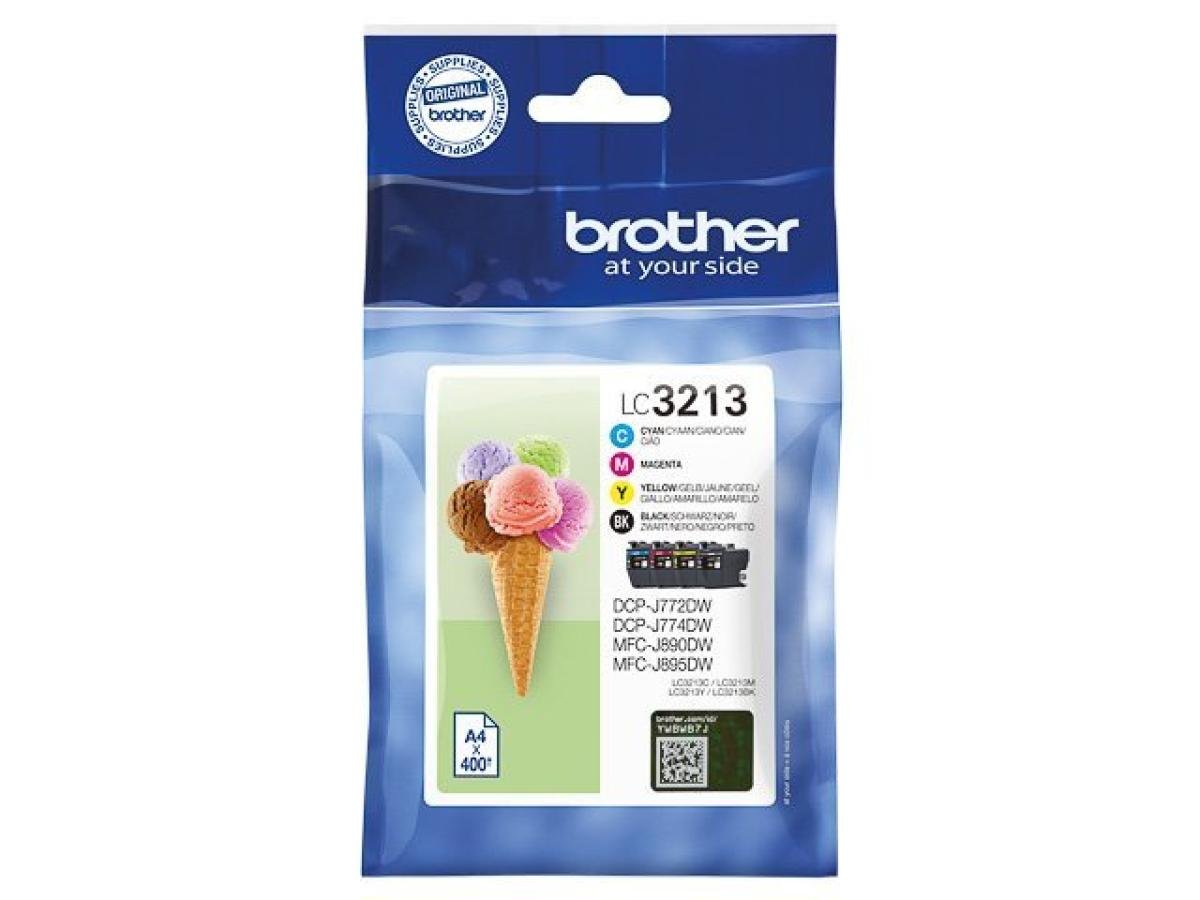 Brother LC-3213 (LC-3213VAL) – Pack de cartuchos de tinta original