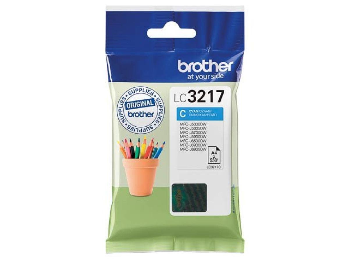 Brother LC-3217 (LC-3217C) – Cartucho de tinta Cian Original