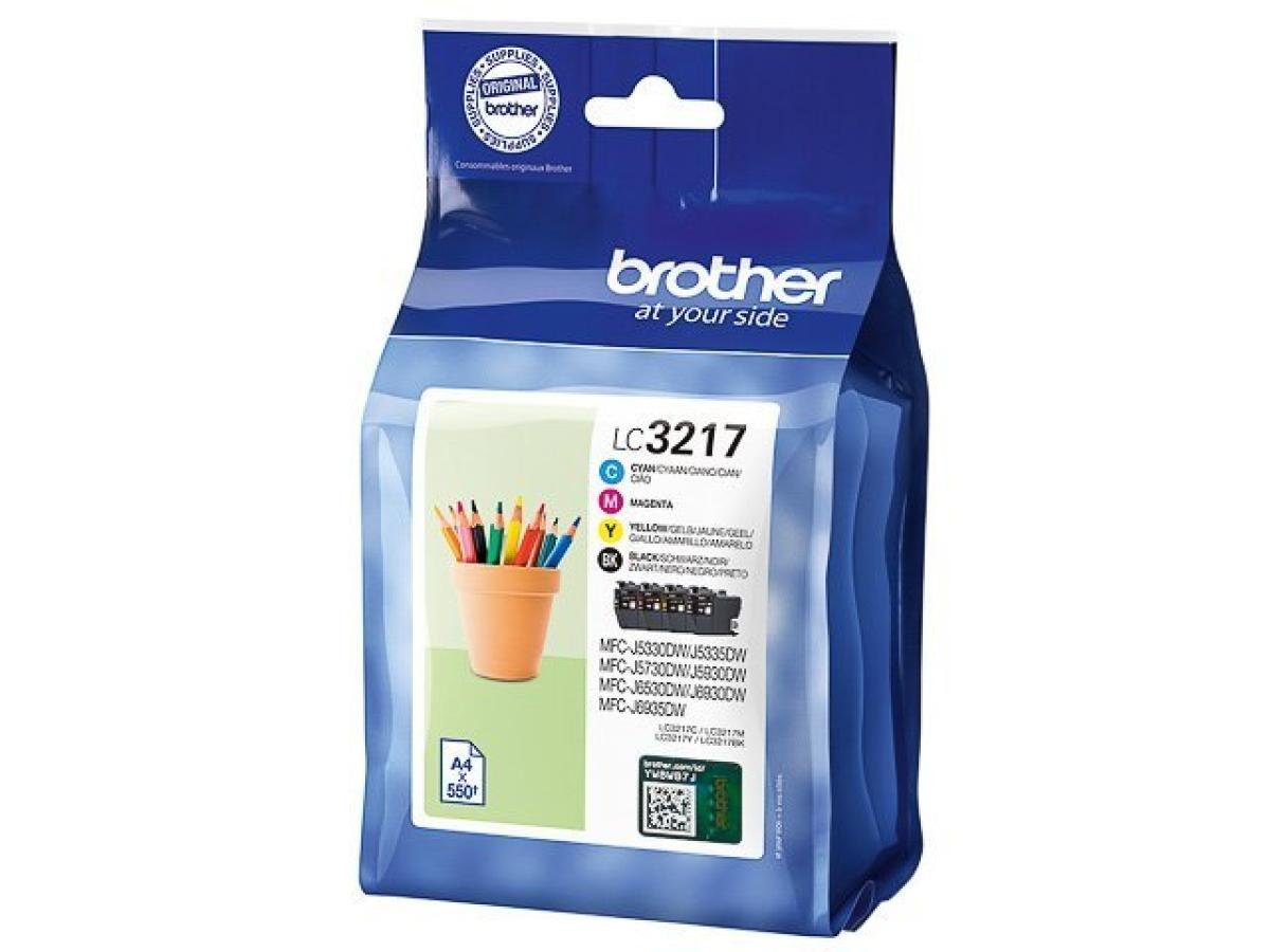 Brother LC-3217 (LC-3217VAL) – Pack de cartuchos de tinta original