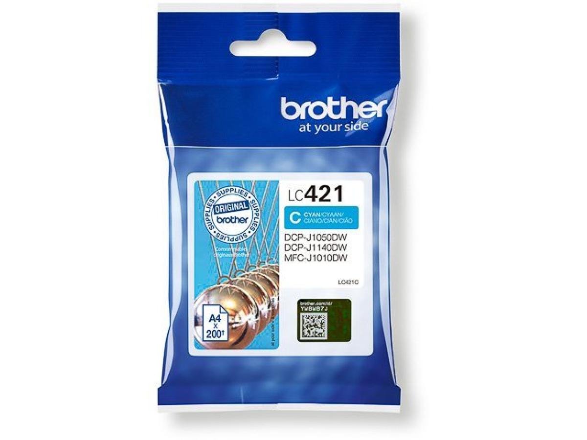Brother LC-421 (LC-421C) – Cartucho de tinta Cian Original