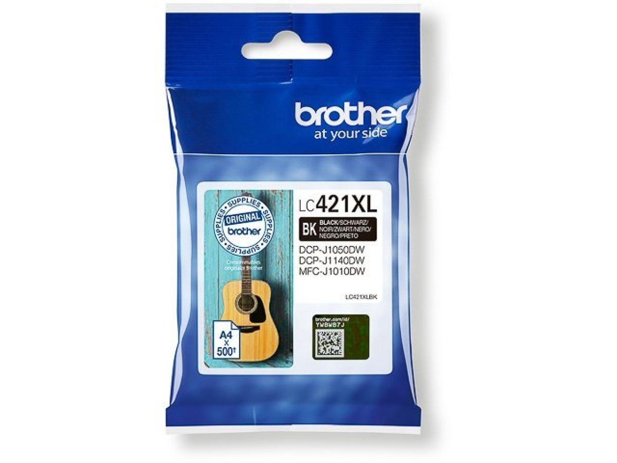 Brother LC-421 (LC-421XLBK) – Cartucho de tinta Negro Original
