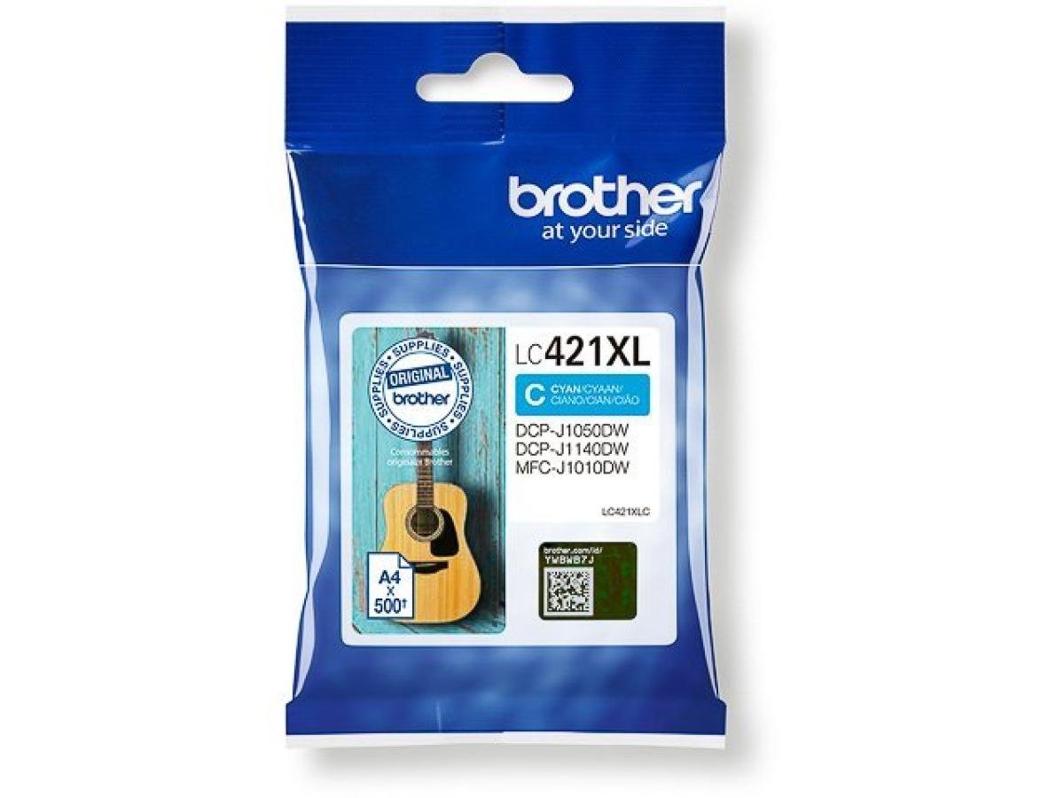 Brother LC-421 (LC-421XLC) – Cartucho de tinta Cian Original