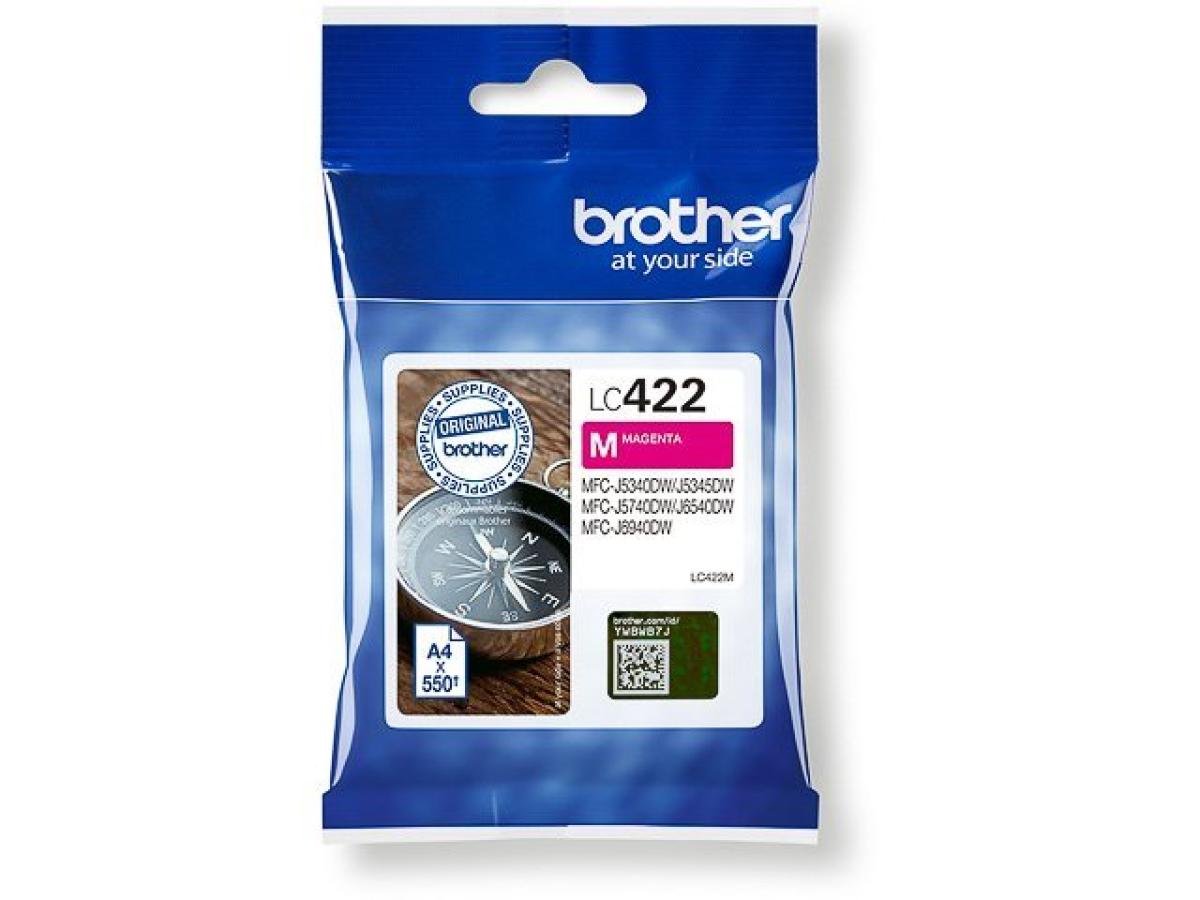 Brother LC-422 (LC-422M) – Cartucho de tinta Magenta Original