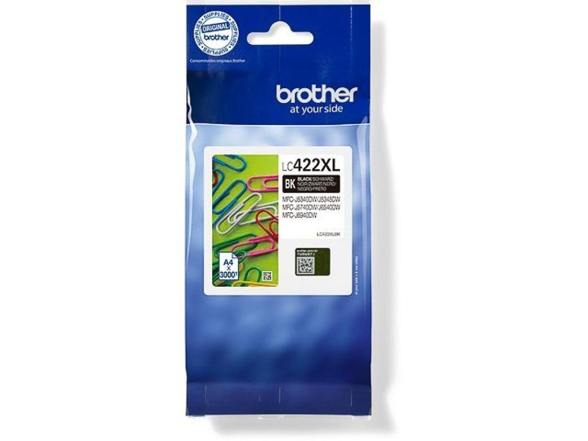 Brother LC-422 XL (LC-422XLBK) – Cartucho de tinta Negro Original