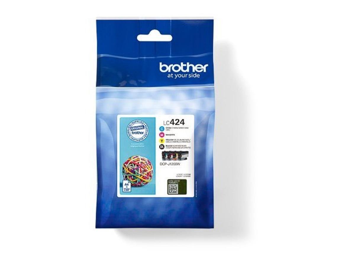 Brother LC-424 (LC-424VAL) – Pack de cartuchos de tinta original