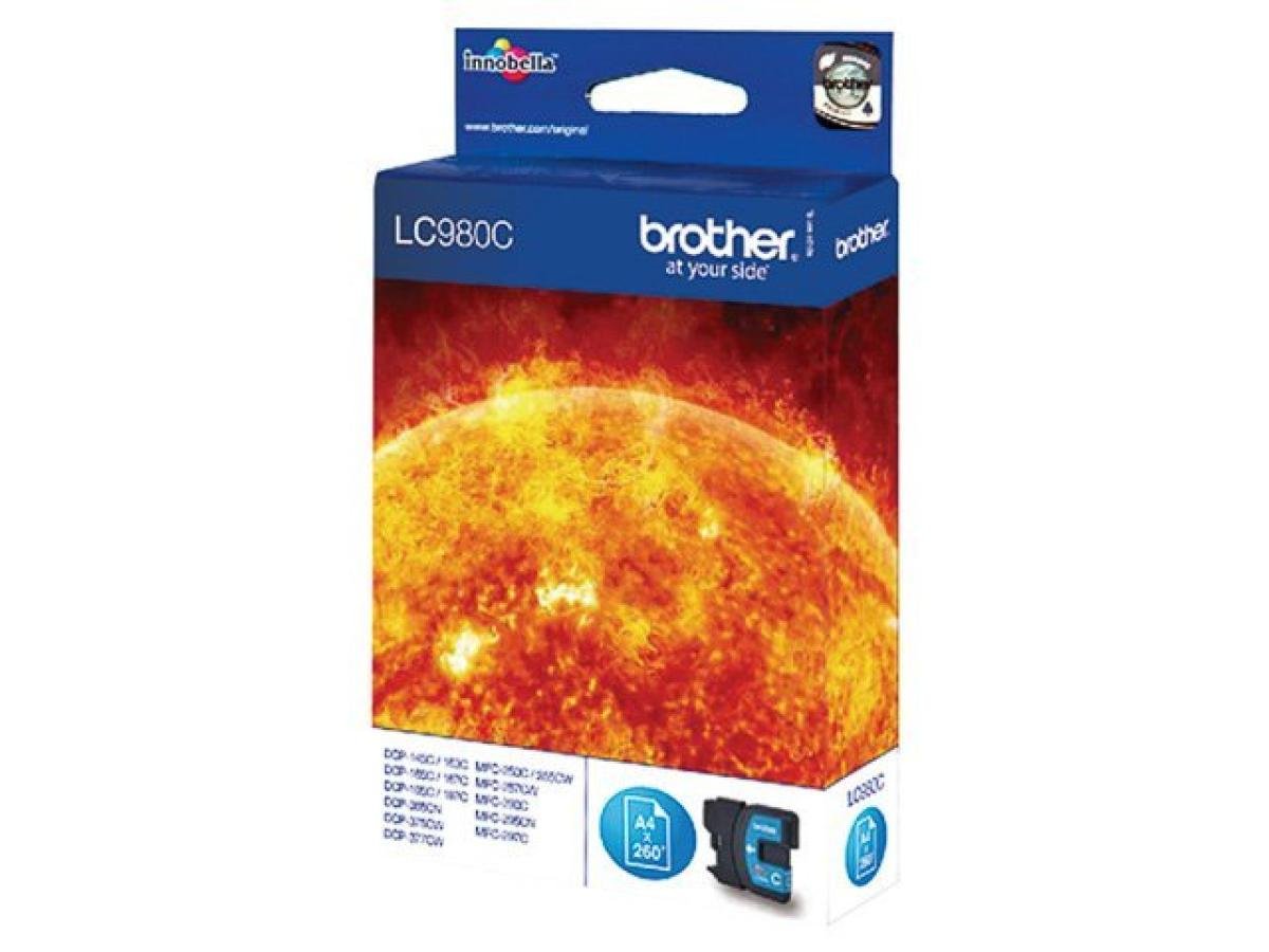 Brother LC-980 (LC-980C) – Cartucho de tinta Cian Original
