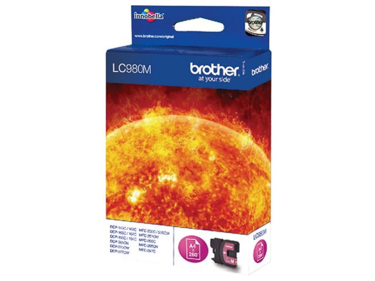 Brother LC-980 (LC-980M) – Cartucho de tinta Magenta Original
