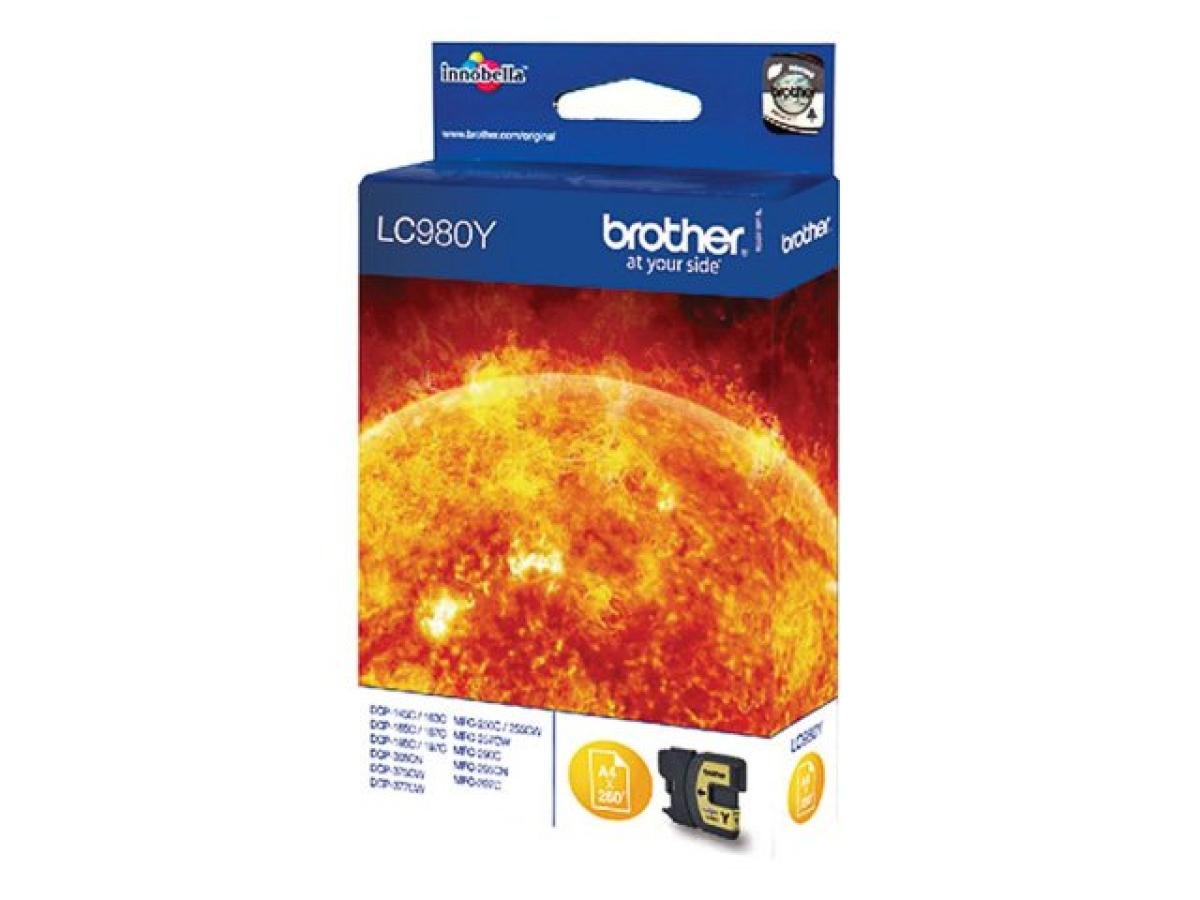 Brother LC-980 (LC-980Y) – Cartucho de tinta Amarillo Original