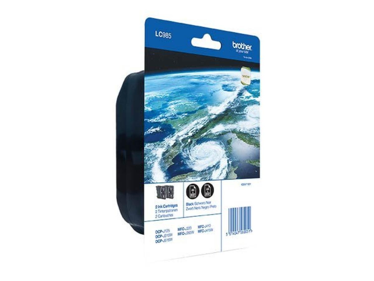 Brother LC-985 (LC-985BKBP2) – Cartucho de tinta Negro Original