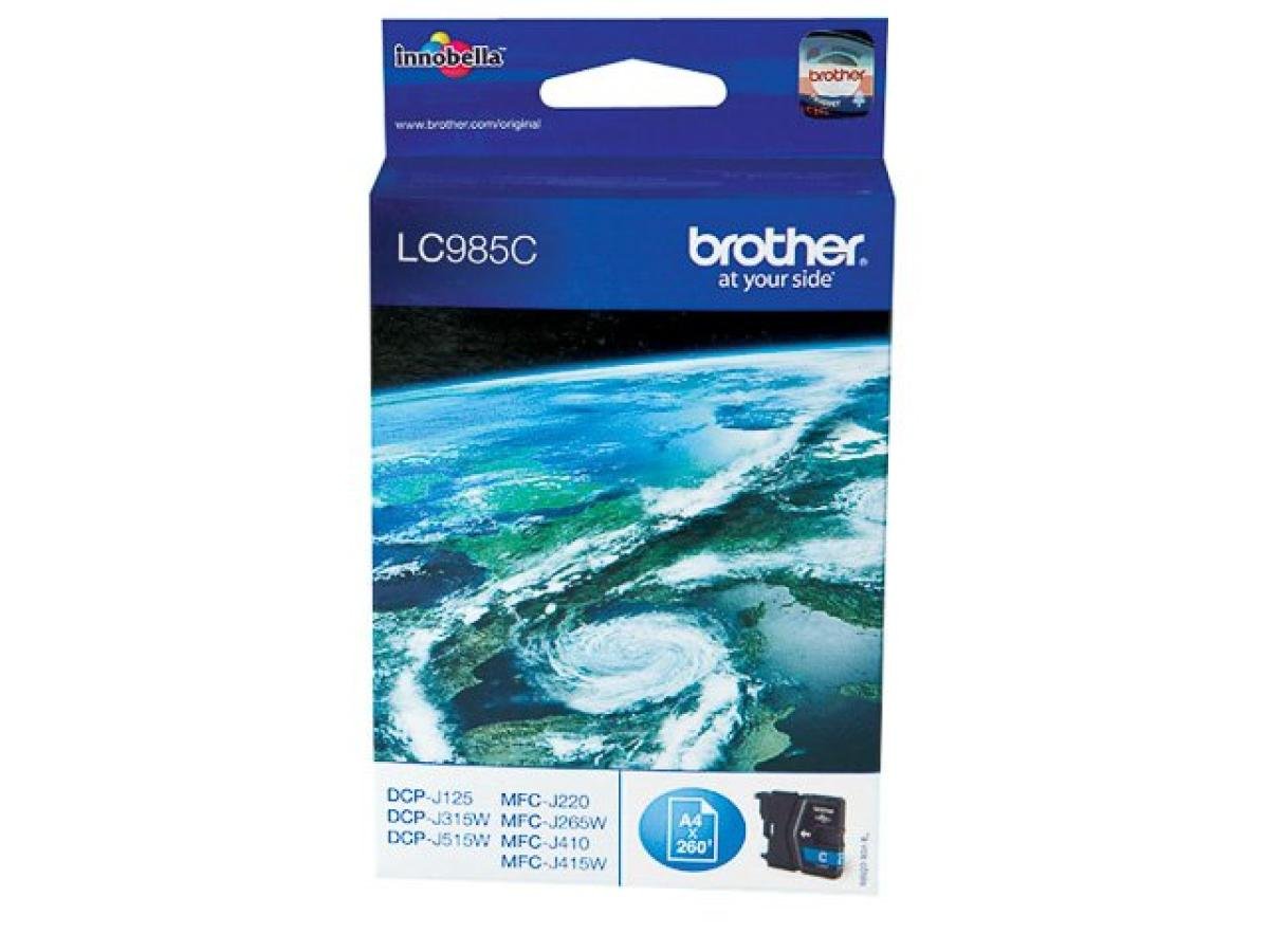 Brother LC-985 (LC-985C) – Cartucho de tinta Cian Original