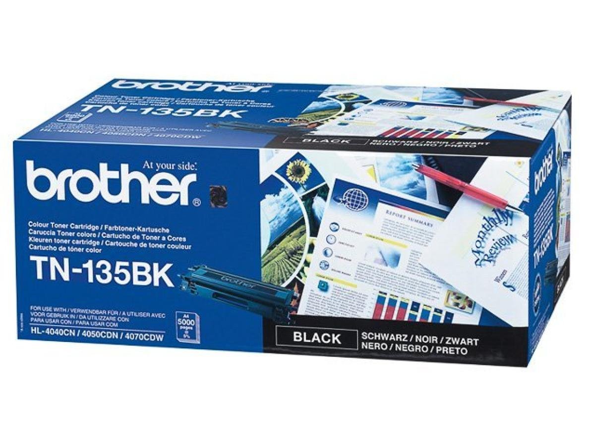 Brother TN-135 (TN-135BK) – Tóner Negro Original