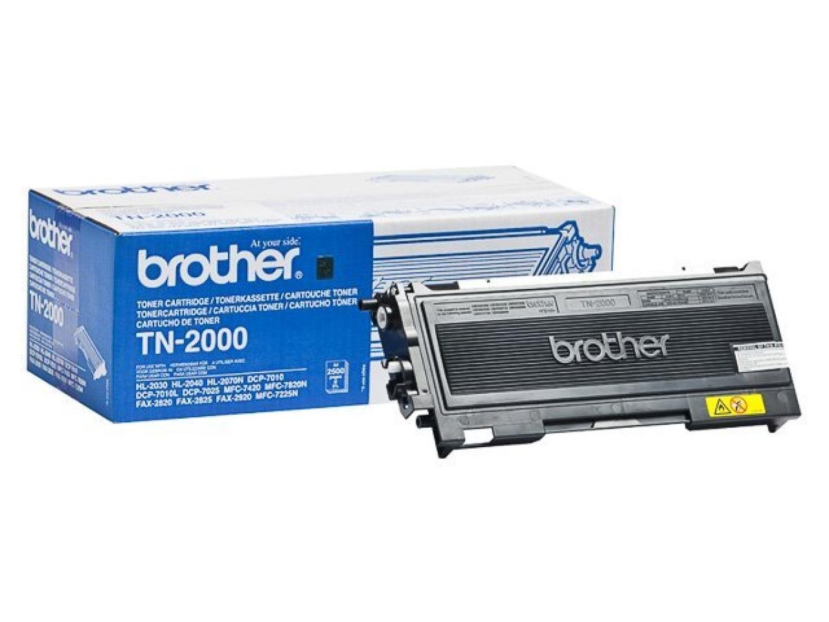 Brother TN-2000 – Tóner Negro Original