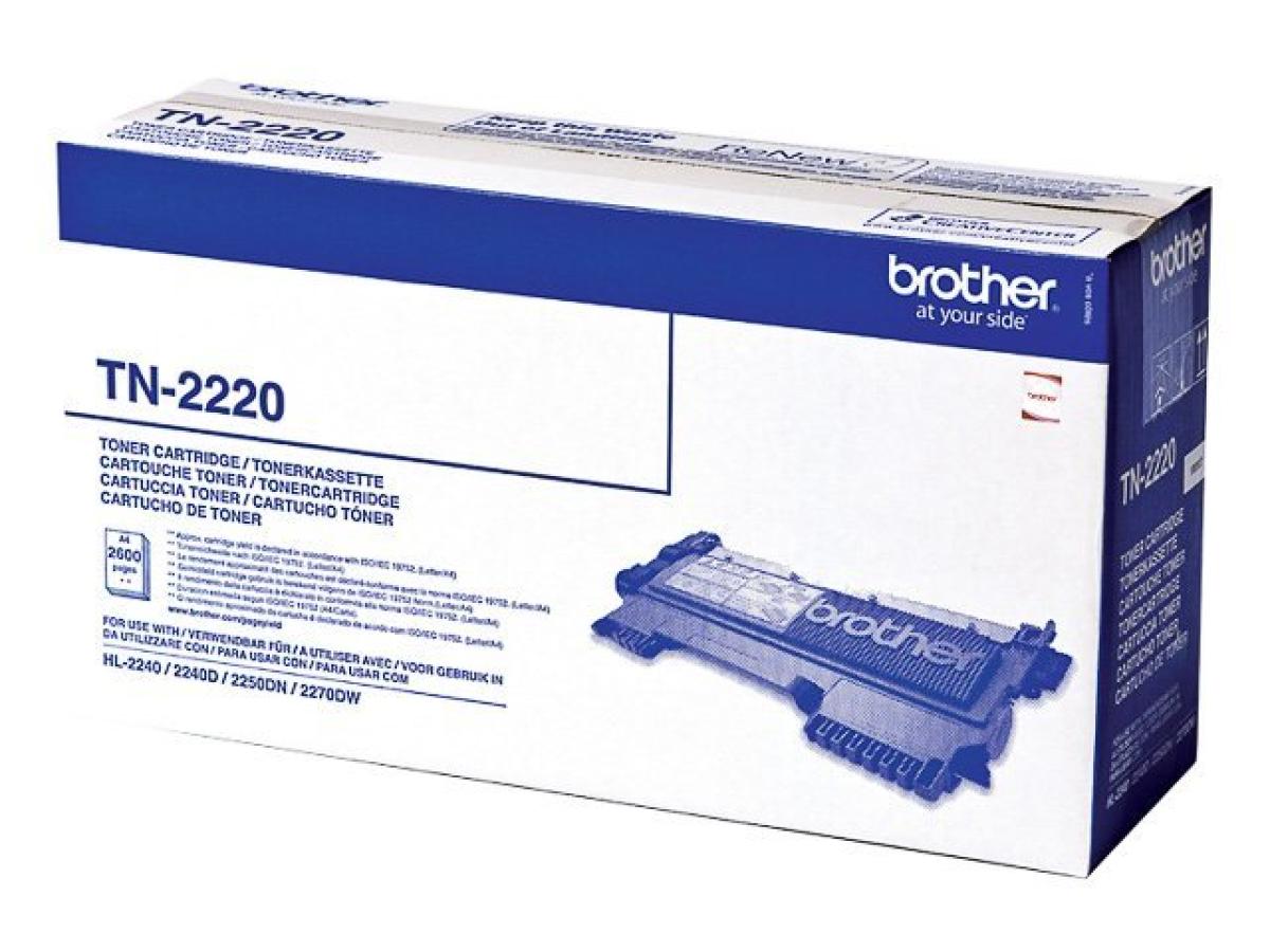 Brother TN-2220 – Tóner Negro Original