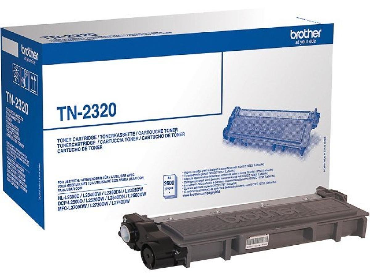 Brother TN-2320 – Tóner Negro Original