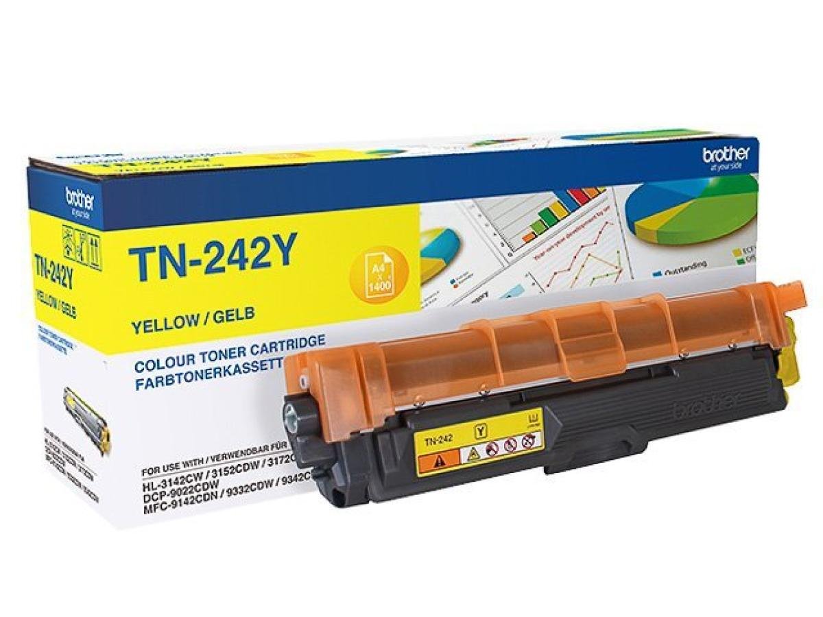 Brother TN-242 (TN-242Y) – Tóner Amarillo Original