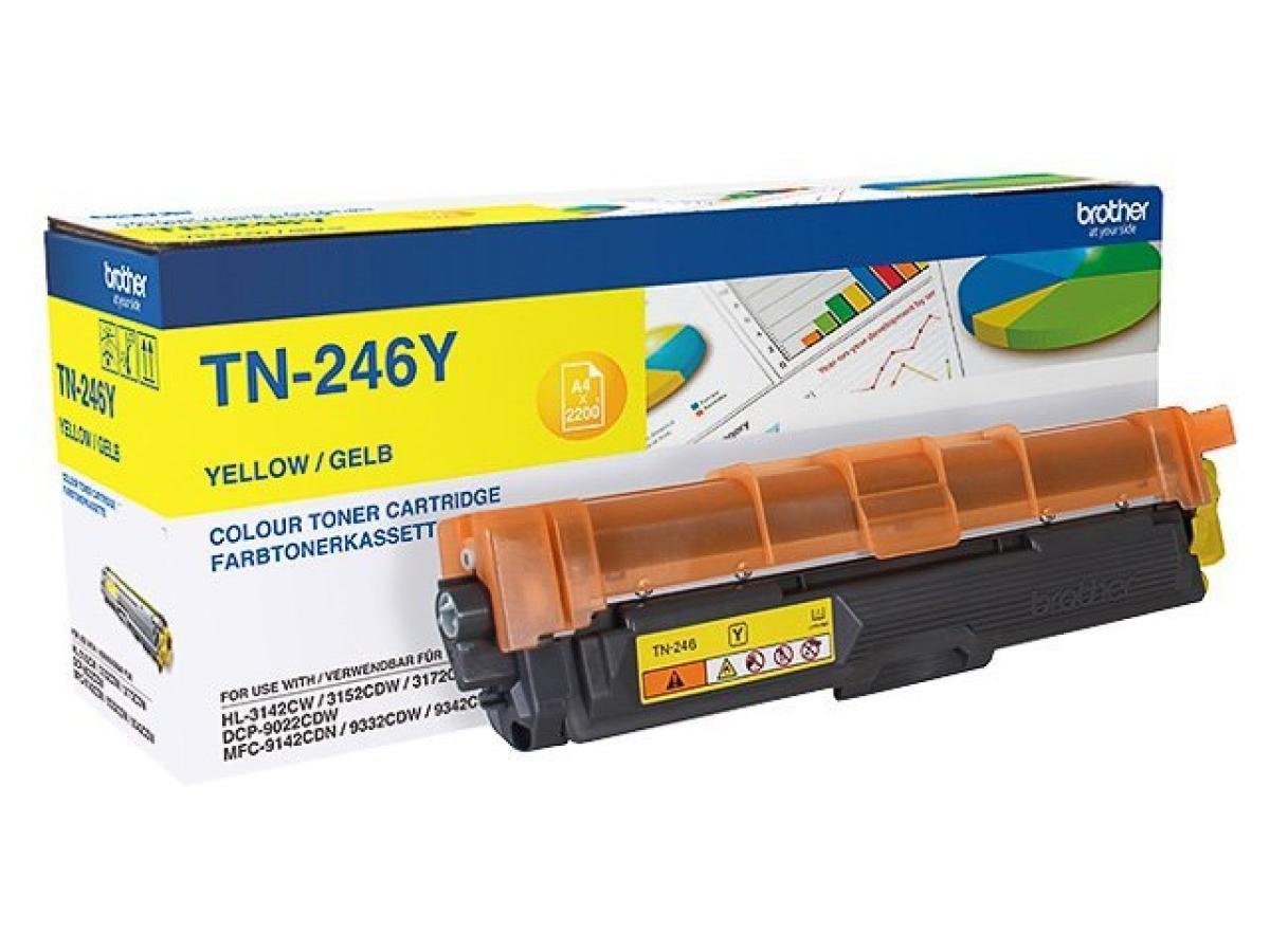Brother TN-246 (TN-246Y) – Tóner Amarillo Original
