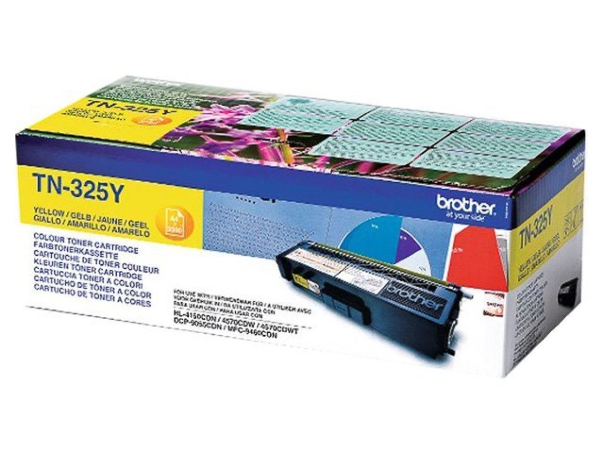 Brother TN-325 (TN-325Y) – Tóner Amarillo Original